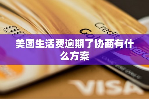 美团生活费逾期了协商有什么方案