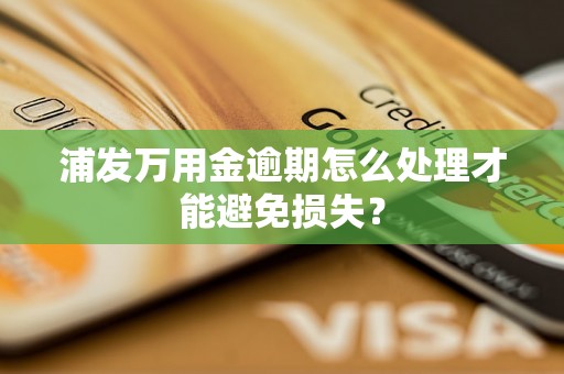 浦发万用金逾期怎么处理才能避免损失? 浦发万用金逾期怎么处理才能避免损失?
