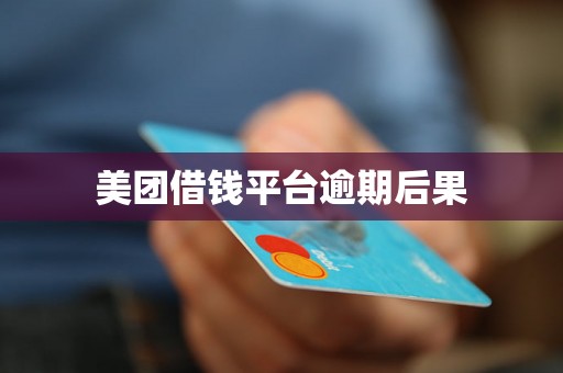 美团借钱平台逾期后果