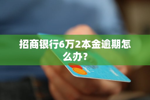 招商銀行6萬2本金逾期怎么辦？