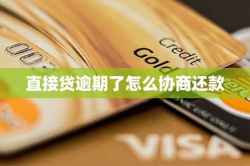 直接贷逾期了怎么协商还款