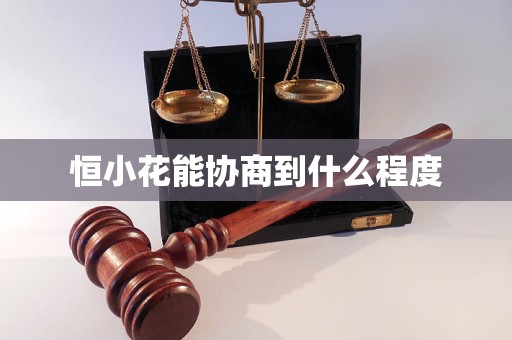 恒小花能协商到什么程度