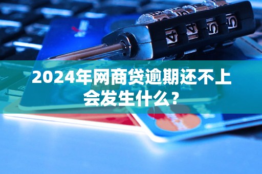 2024年网商贷逾期还不上会发生什么？