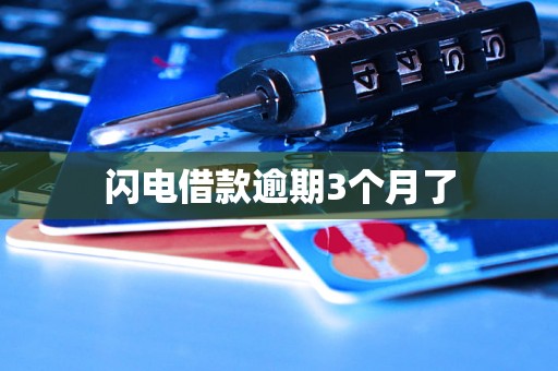 闪电借款逾期3个月了