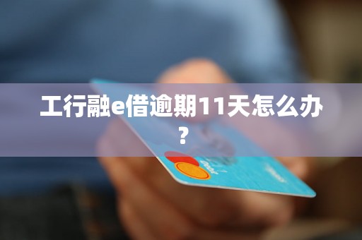 工行融e借逾期11天怎么办？