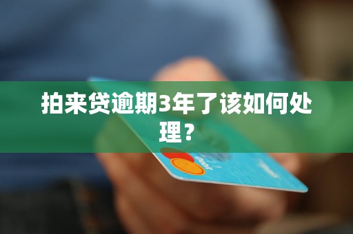 拍来贷逾期3年了该如何处理? 拍来贷逾期3年了该如何处理?