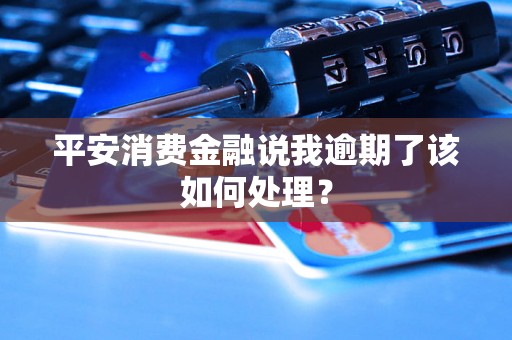 平安消费金融说我逾期了该如何处理？
