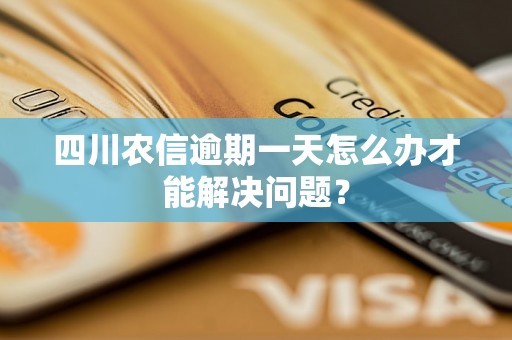 四川农信逾期一天怎么办才能解决问题？