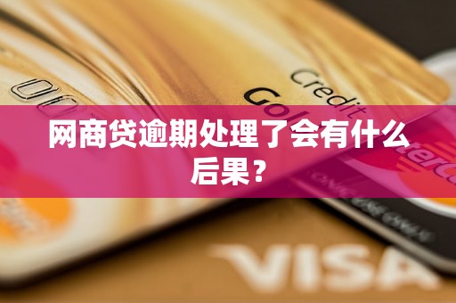 网商贷逾期处理了会有什么后果？