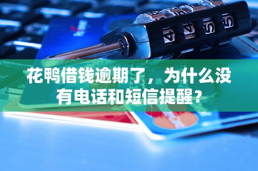 花鸭借钱逾期了,为什么没有电话和短信提醒? 花鸭借钱逾期了,为什么没有电话和短信提醒?