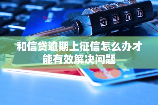 和信贷逾期上征信怎么办才能有效解决问题