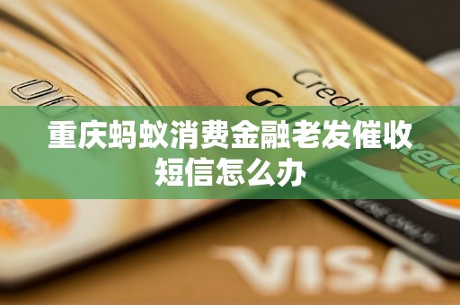 重庆蚂蚁消费金融老发催收短信怎么办