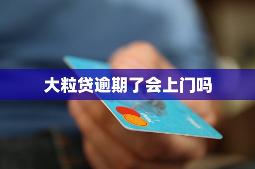 大粒贷逾期了会上门吗 大粒贷逾期了会上门吗