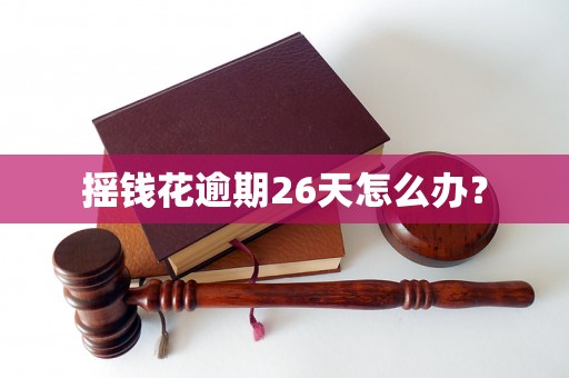 摇钱花逾期26天怎么办？