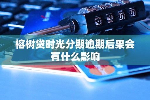 榕树贷时光分期逾期后果会有什么影响