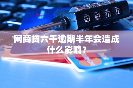 网商贷六千逾期半年会造成什么影响？