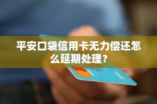 平安口袋信用卡无力偿还怎么延期处理？