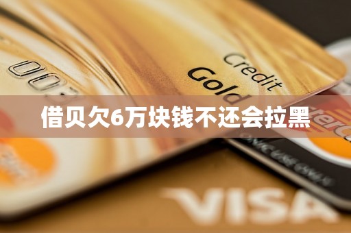 借贝欠6万块钱不还会拉黑