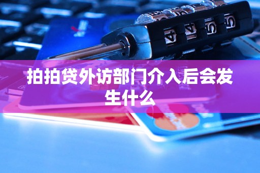 拍拍贷外访部门介入后会发生什么