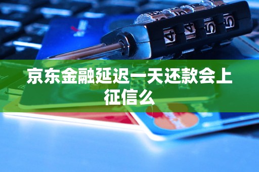 京东金融延迟一天还款会上征信么