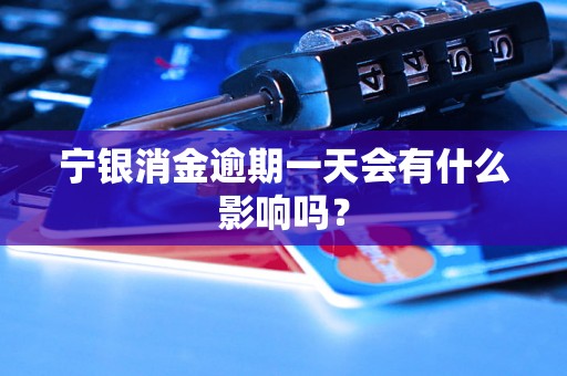 宁银消金逾期一天会有什么影响吗？