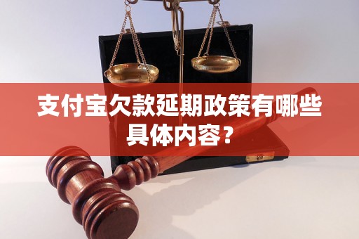 支付宝欠款延期政策有哪些具体内容？