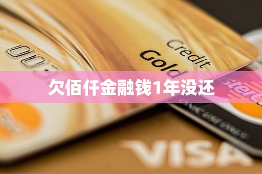 欠佰仟金融钱1年没还 欠佰仟金融钱1年没还