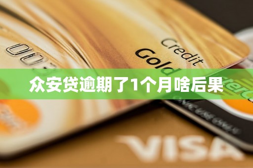 众安贷逾期了1个月啥后果