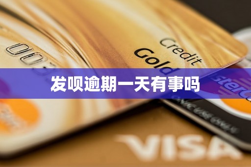 发呗逾期一天有事吗
