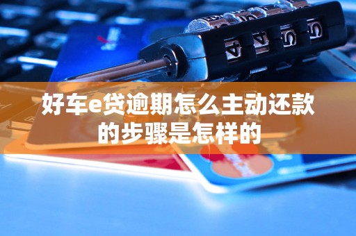 好车e贷逾期怎么主动还款的步骤是怎样的