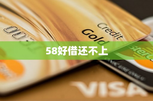 58好借还不上