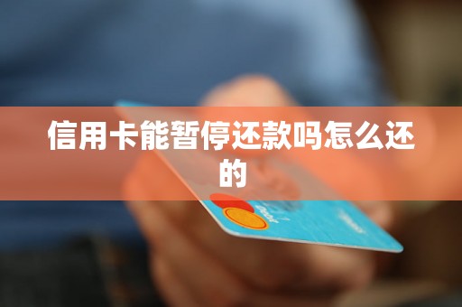 信用卡能暂停还款吗怎么还的