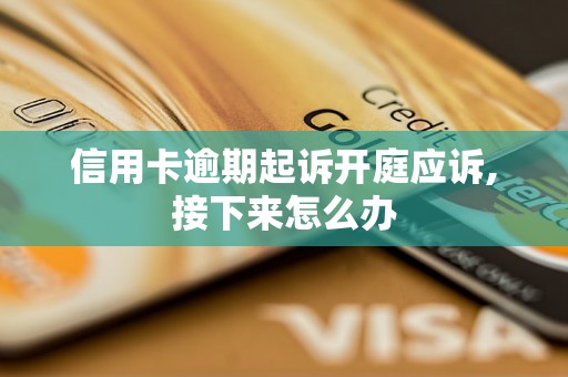 信用卡逾期起诉开庭应诉,接下来怎么办