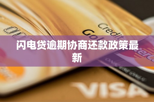 闪电贷逾期协商还款政策最新
