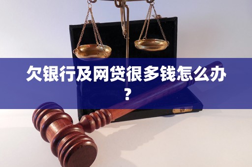 欠银行及网贷很多钱怎么办? 欠银行及网贷很多钱怎么办?