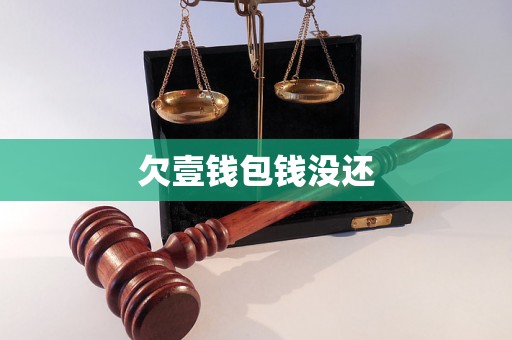 欠壹钱包钱没还