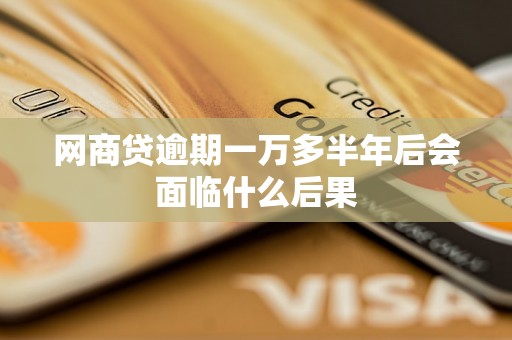 网商贷逾期一万多半年后会面临什么后果