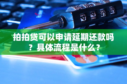 拍拍贷可以申请延期还款吗？具体流程是什么？