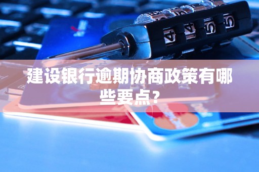 建设银行逾期协商政策有哪些要点？