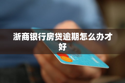 浙商银行房贷逾期怎么办才好