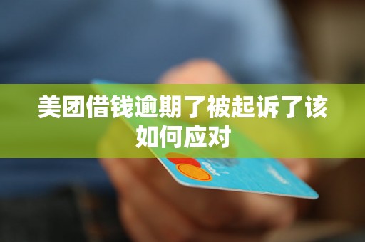 美团借钱逾期了被起诉了该如何应对