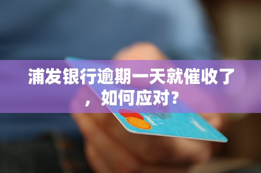 浦发银行逾期一天就催收了，如何应对？