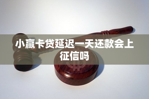 小赢卡贷延迟一天还款会上征信吗