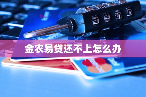 金农易贷还不上怎么办 金农易贷还不上怎么办