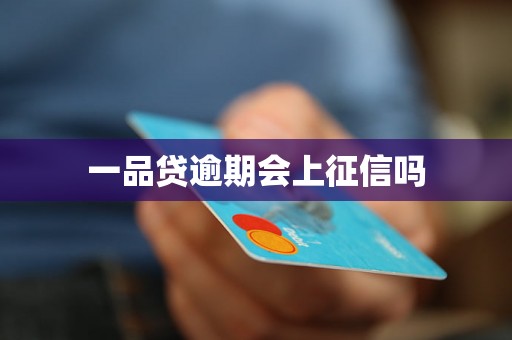 一品贷逾期会上征信吗 一品贷逾期会上征信吗