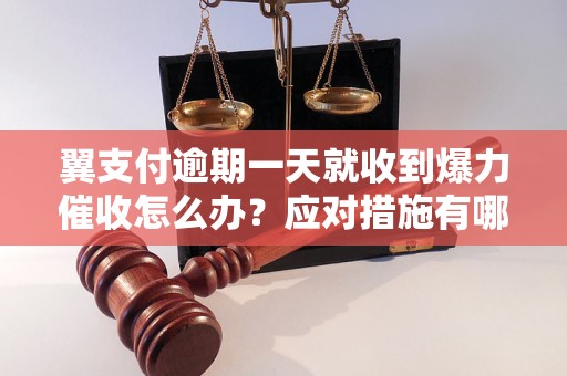 翼支付逾期一天就收到爆力催收怎么办？应对措施有哪些？