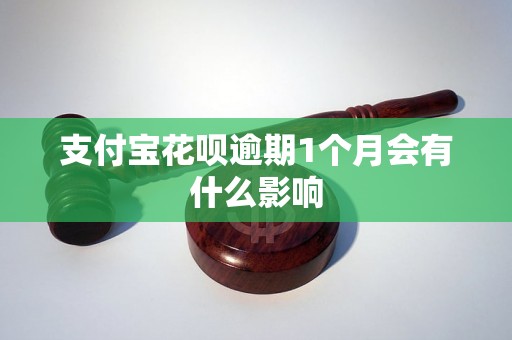 支付宝花呗逾期1个月会有什么影响