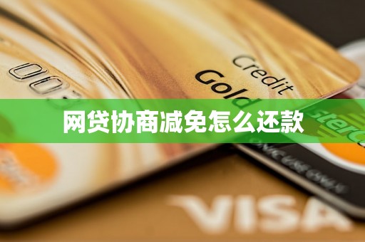 网贷协商减免怎么还款 网贷协商减免怎么还款