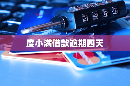 度小满借款逾期四天