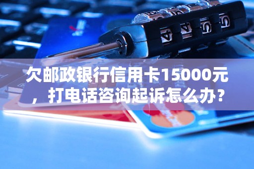 欠郵政銀行信用卡15000元，打電話咨詢起訴怎么辦？